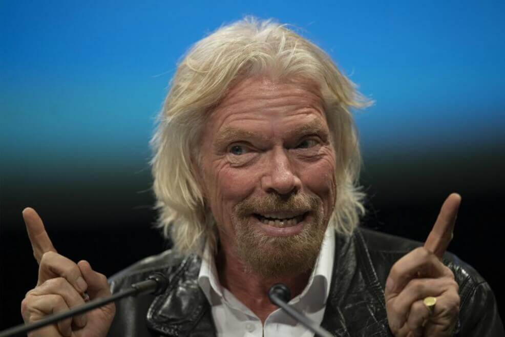 Richard Branson fundador de Virgin Galactic. 