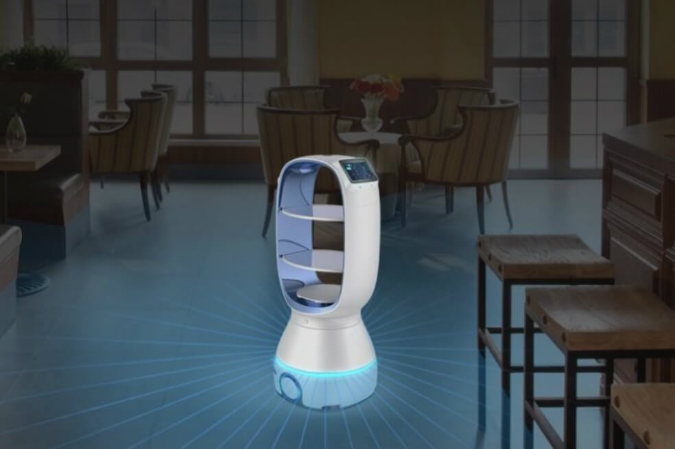El robot Peanut lleva comida a la gente en cuarentena en China