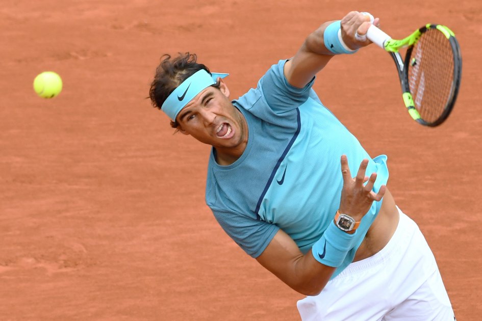 Rafael Nadal, tenista español. Foto: AFP