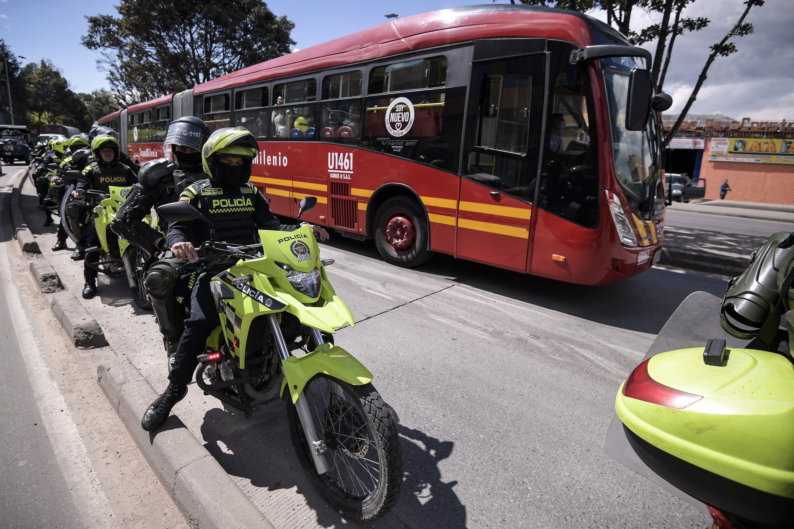 Protestas en Transmilenio por aumento de tarifas