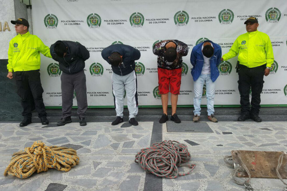 Desarticulan banda de apartamenteros que operaba en exclusivos sectores de Bogotá