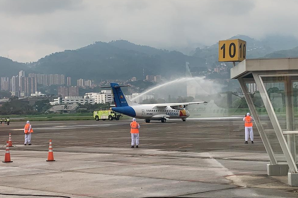El aeropuerto Olaya Herrera de Medellín vuelve a su normal operación