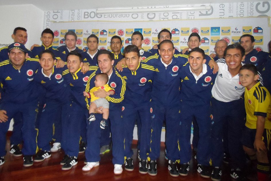 Jugadores de la Selección Colombia de Futsal. / Cortesía