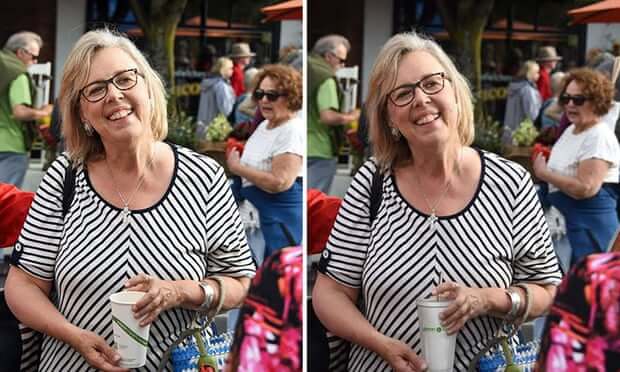 Partido verde de Canadá altera foto de su líder usando un vaso desechable