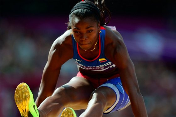 Caterine Ibargüen inicia con pie derecho su participación en la Liga Diamante