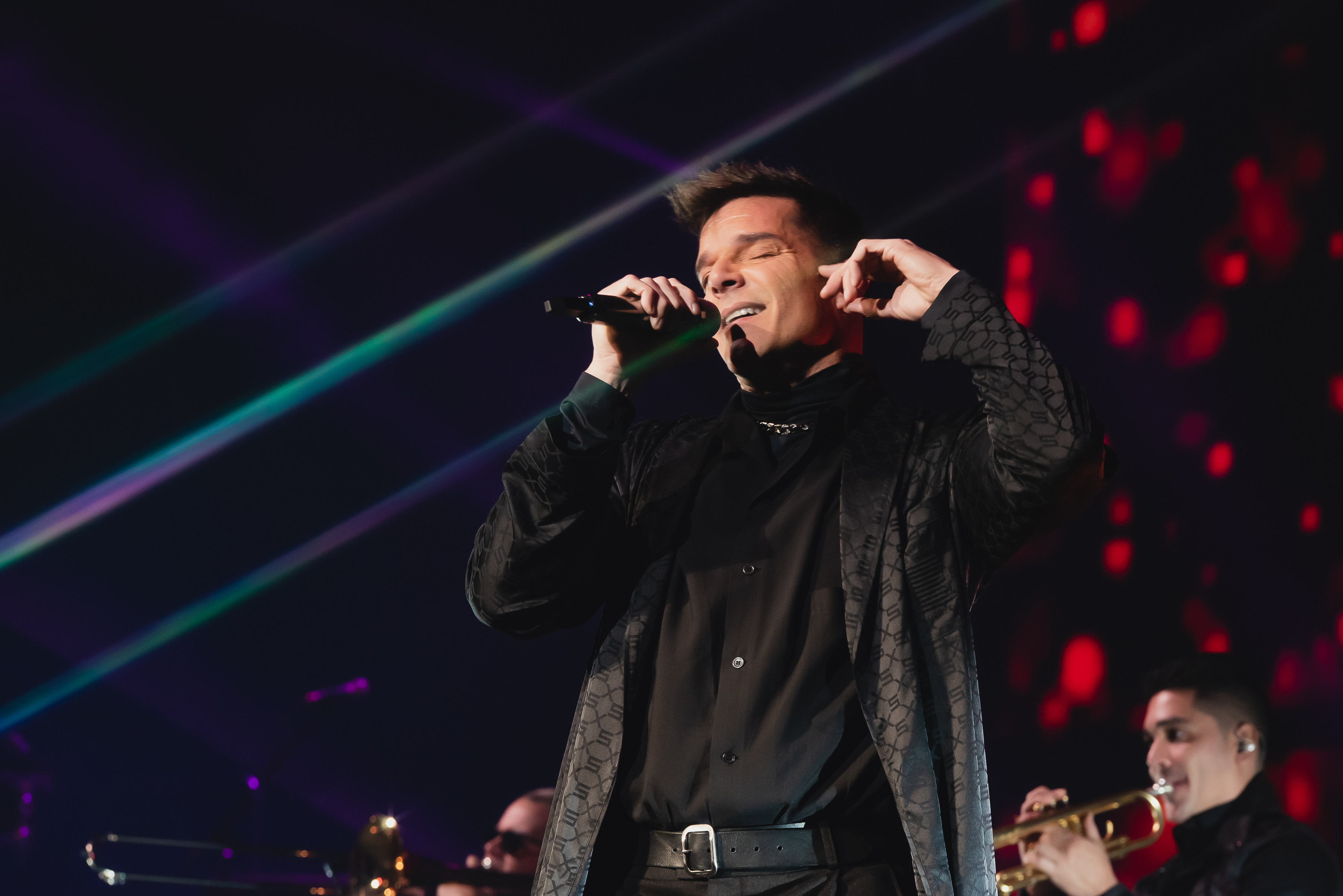 Fotos del concierto de Ricky Martín en Bogotá.