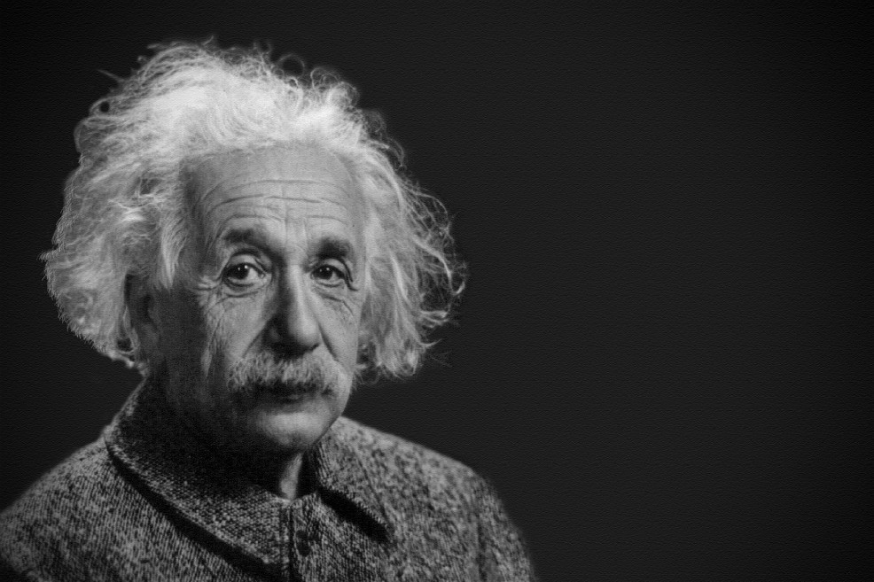 Albert Einstein.