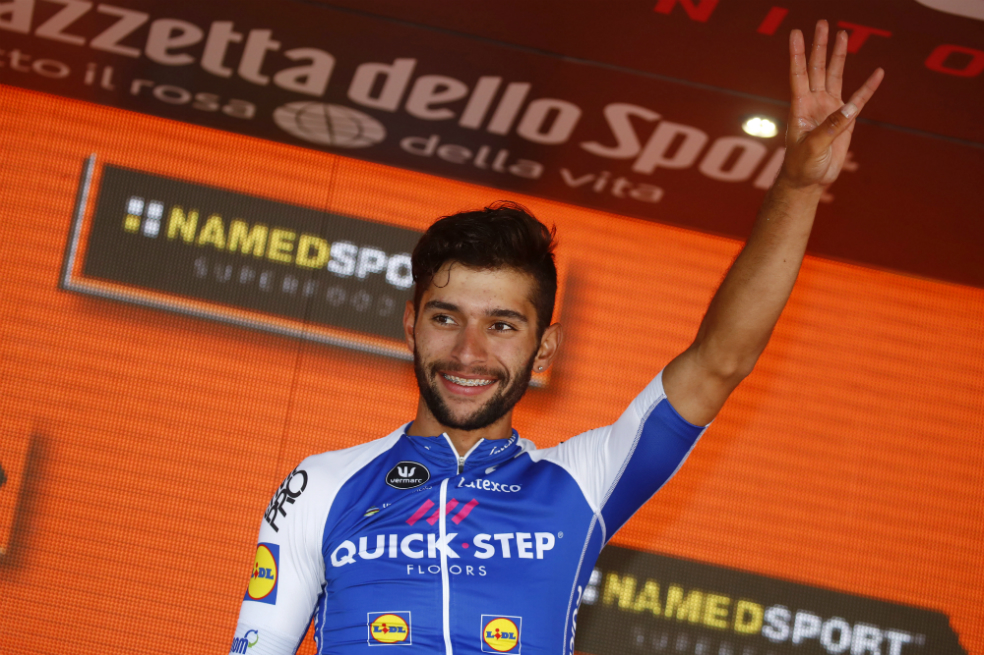 Fernando Gaviria, cerca de la marca de Cavendish