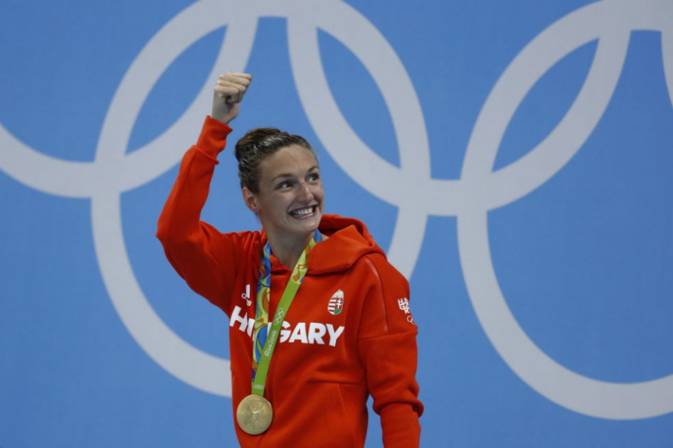 Katinka Hosszu, oro en los 400m estilos. Foto: AFP