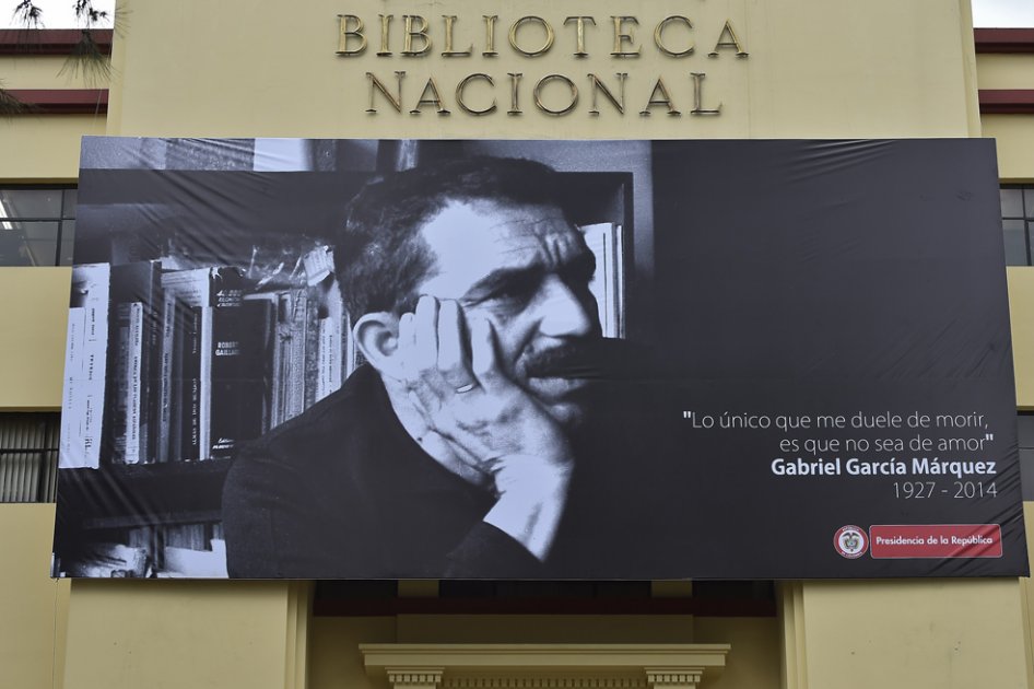 Parte del homenaje que se rinde en Ciudad de México tras la muerte de Gabriel García Márquez. / AFP