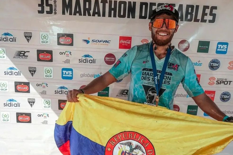 Alejandro Rivas, único colombiano que estará en la carrera más difícil de triatlón
