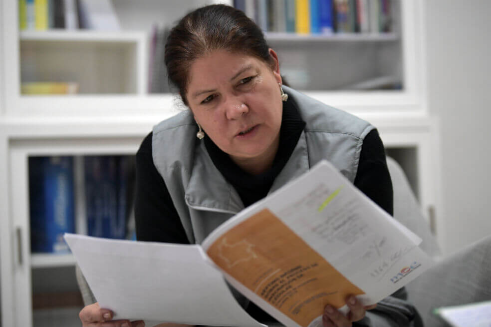 La directora de la MOE asegura que las agresiones no están dirigidas a un partido en particular. “Aquí están amenazando a todo mundo”. / Mauricio Alvarado