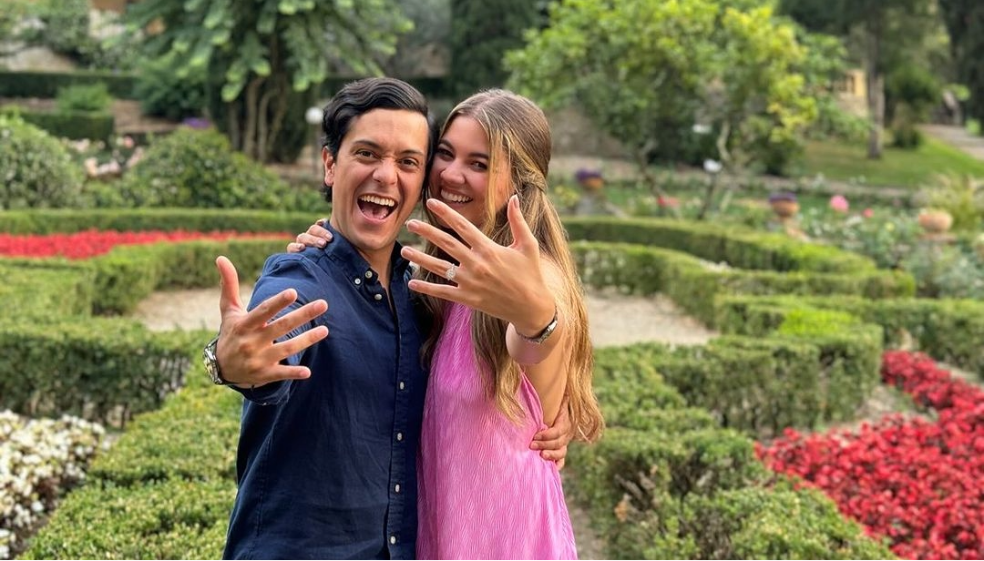Hija de Carlos Calero se comprometió en Italia. Él será el esposo de Sofía Calero