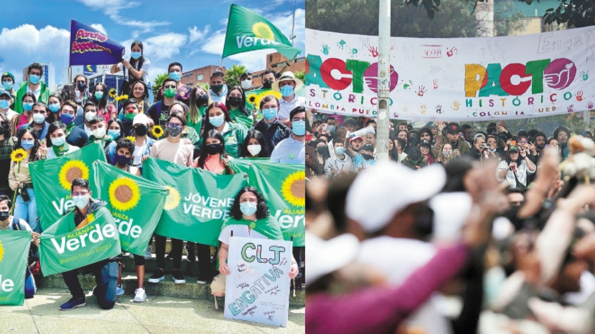 Los Verdes de Claudia y el Pacto de Petro, sin candidato a la Alcaldía de Bogotá