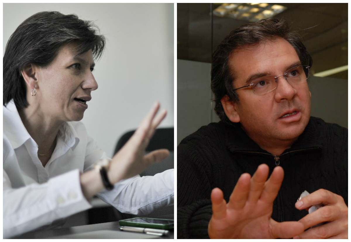 Claudia López y Germán Varón, enfrentados por Luis Gustavo Moreno