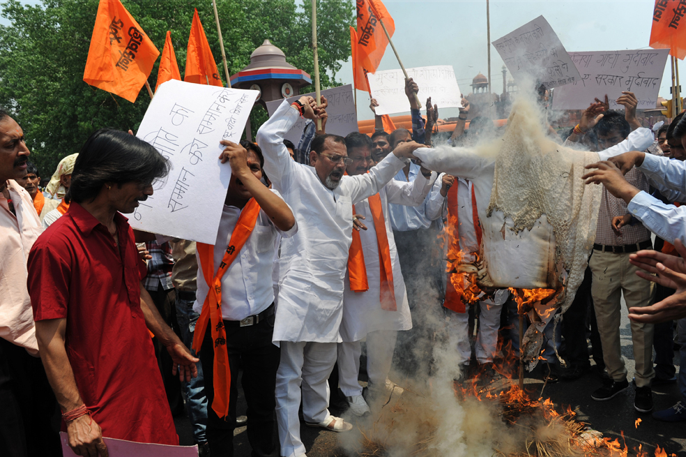 India protestó contra el abuso de menores