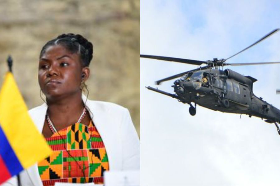 Francia Márquez helicóptero