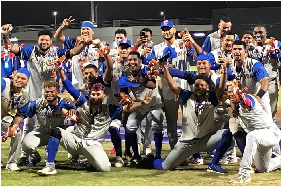 Colombia, oro en béisbol y líder de los Juegos Panamericanos Junior