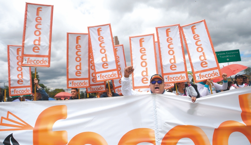 Fecode Marcha- Reforma Laboral