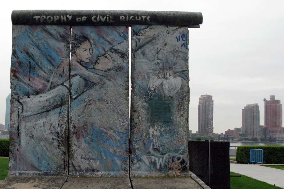 Lo que quedó del Muro de Berlín