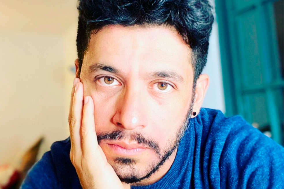 Santiago Alarcón y su supuesto hijo