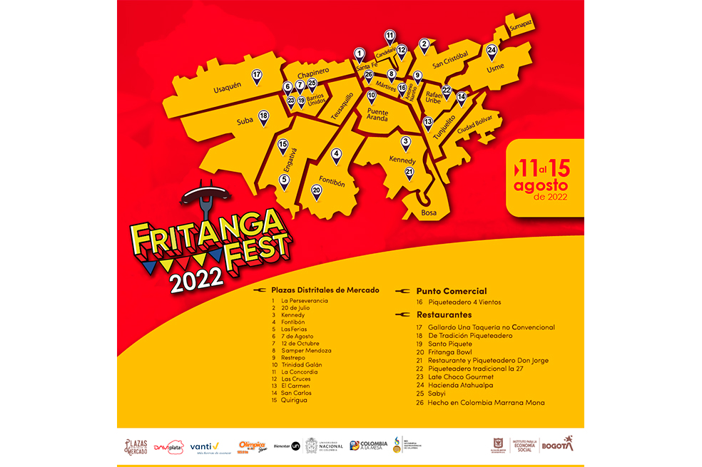 Fritanga Fest 2022 en Bogotá