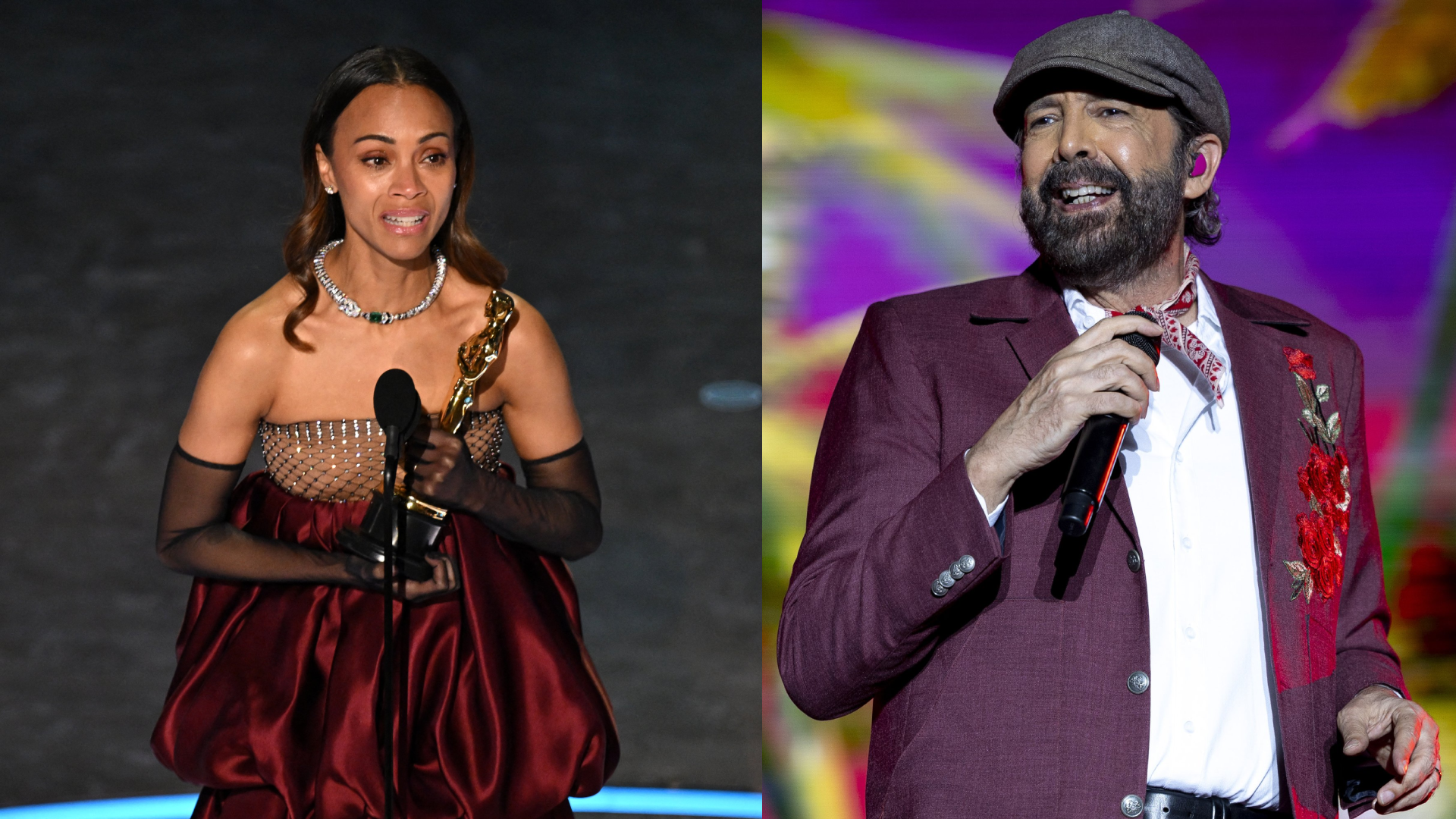 Oscar 2025: Zoe Saldaña, la reina latina que actuó en un video de Juan Luis Guerra