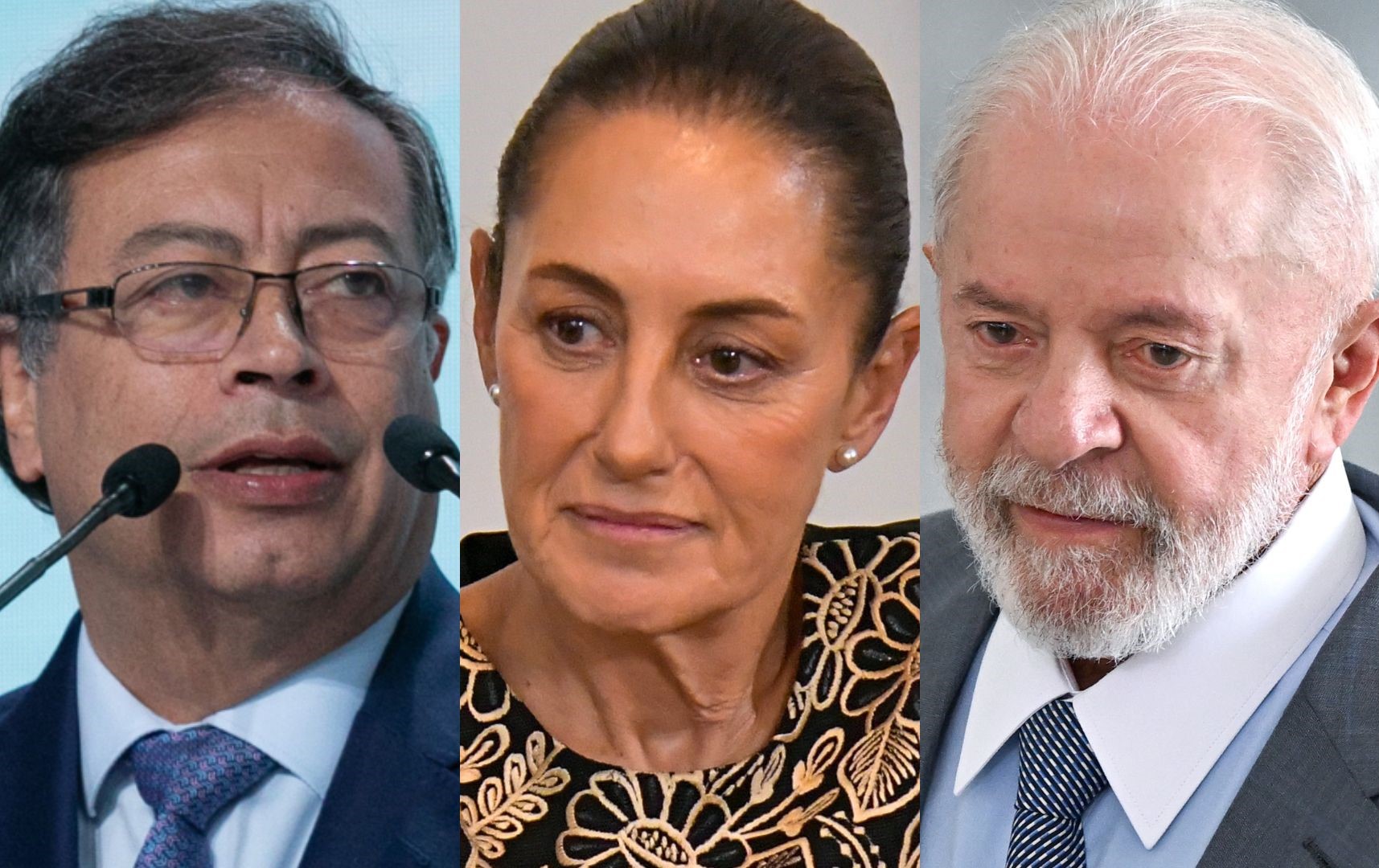 Oriente medio y Celac: los ejes de las llamadas de Petro a Sheinbaum y Lula da Silva