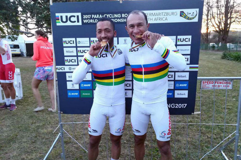 Marlon Pérez y la satisfacción de ser los ojos de Nelson Javier Serna
