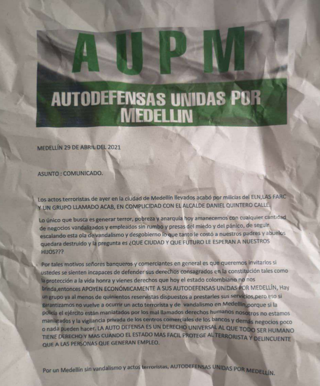 Anexo de la denuncia de Quintero ante la CIDH.