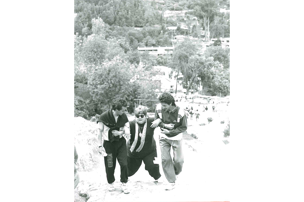 Fabiola Posada-Subiendo a Monserrate-octu1992