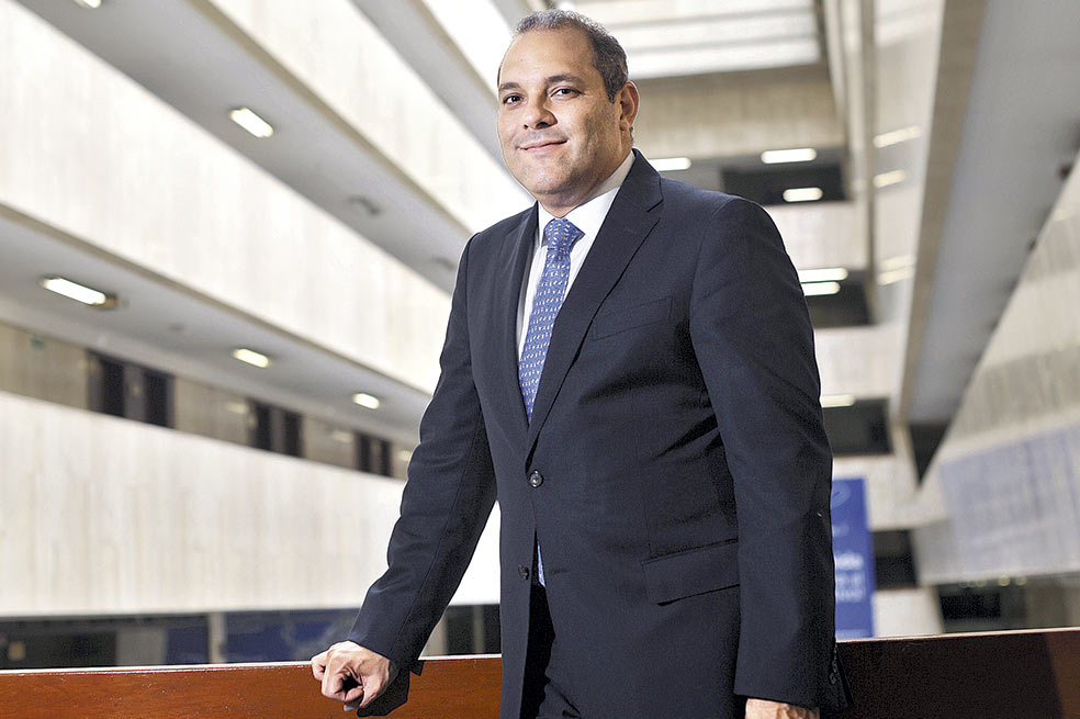 José David Name, presidente del Congreso. Gustavo Torrijos