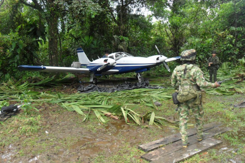 Detectan aeronave al servicio del narcotráfico en Chocó