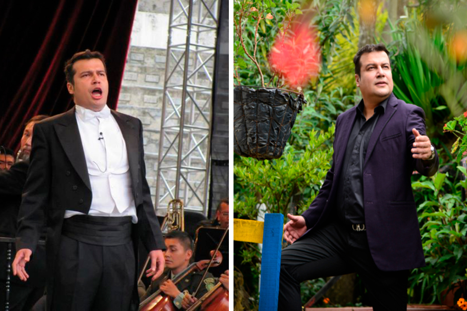 Así fue como la música lírica conquistó al tenor colombiano Sidney Jiménez
