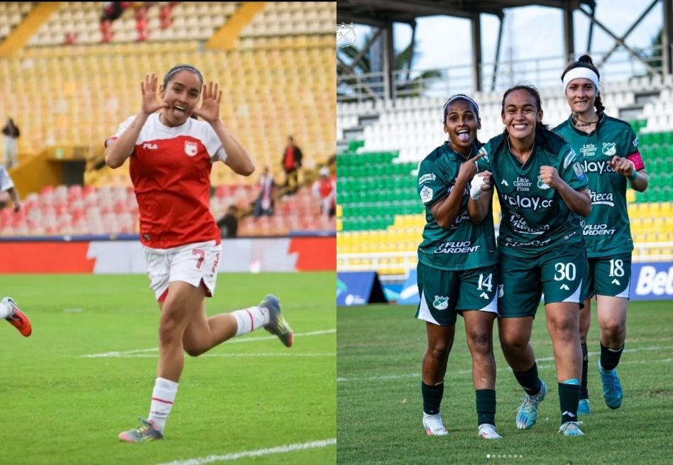 Santa Fe y Cali volverán a enfrentarse en la final de la Liga BetPlay Femenina
