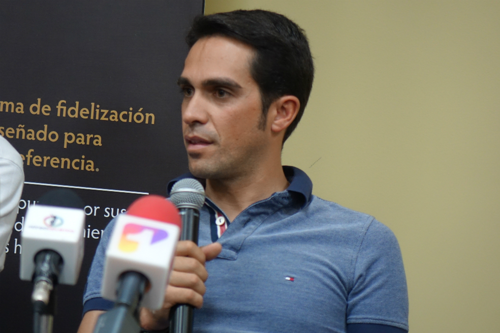 Alberto Contador y sus días en Colombia