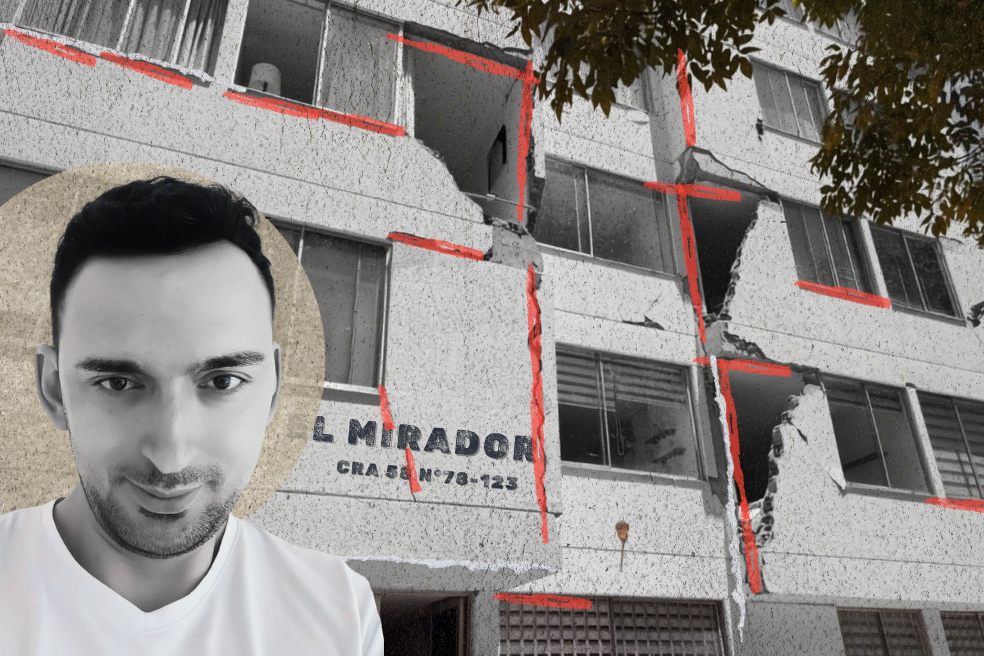 El celador que cargó en su espalda a tres mujeres durante el terremoto en Manizales
