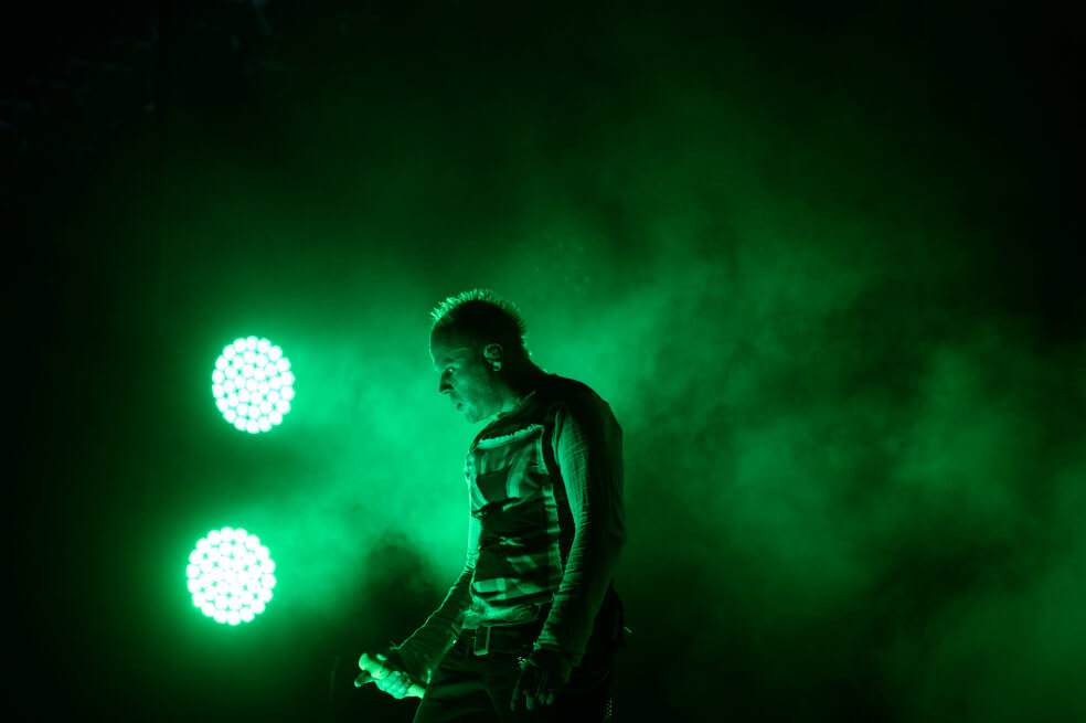 Keith Flint, cantante de The Prodigy. / AFP