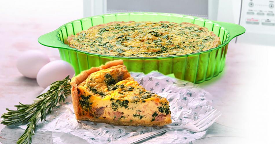 Tartaleta de rúcula y pollo