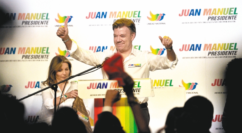Según Sanmiguel, Esteban Moreno le dijo que el dinero girado por Consol iba a financiar la campaña reeleccionista de Juan Manuel Santos. El expresidente siempre ha negado cualquier vínculo con el caso Odebrecht. FOTO: LUIS ÁNGEL