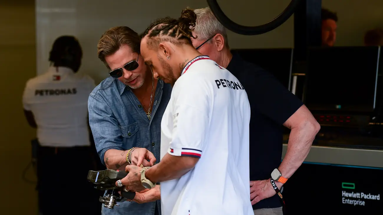 Brad Pitt y Lewis Hamilton trabajan en una nueva película sobre Fórmula 1