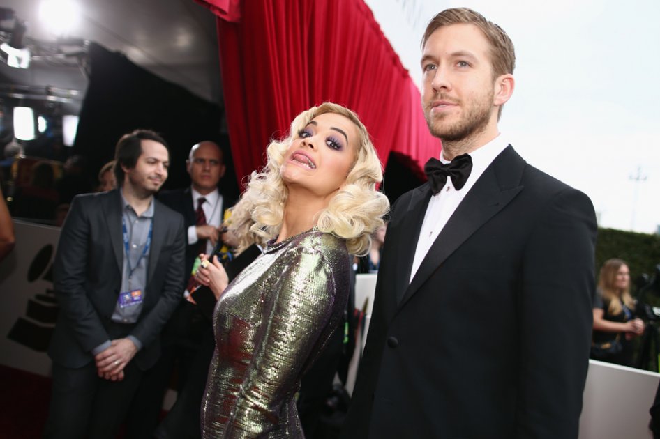 Rita Ora y Calvin Harris.