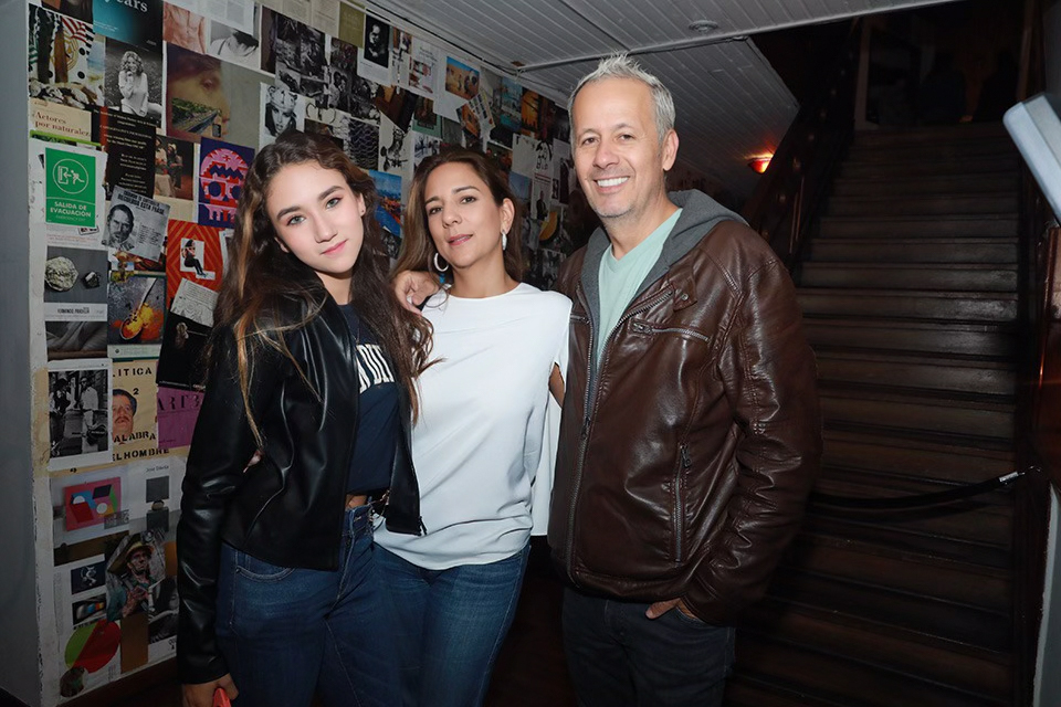 Silvana Sánchez, Paula Ucros y Alejandro Villalobos