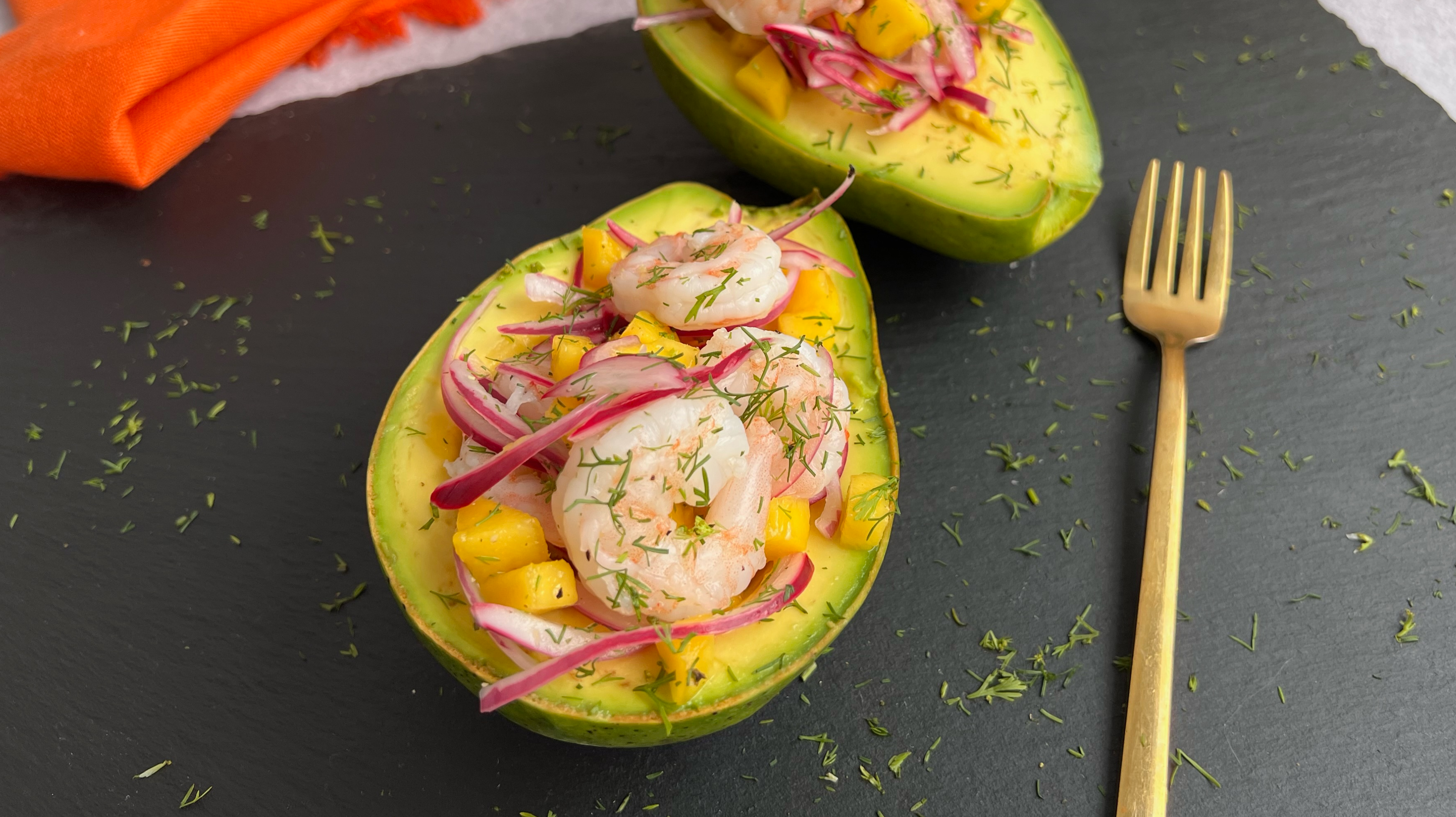 Receta: ceviche de camarón y mango