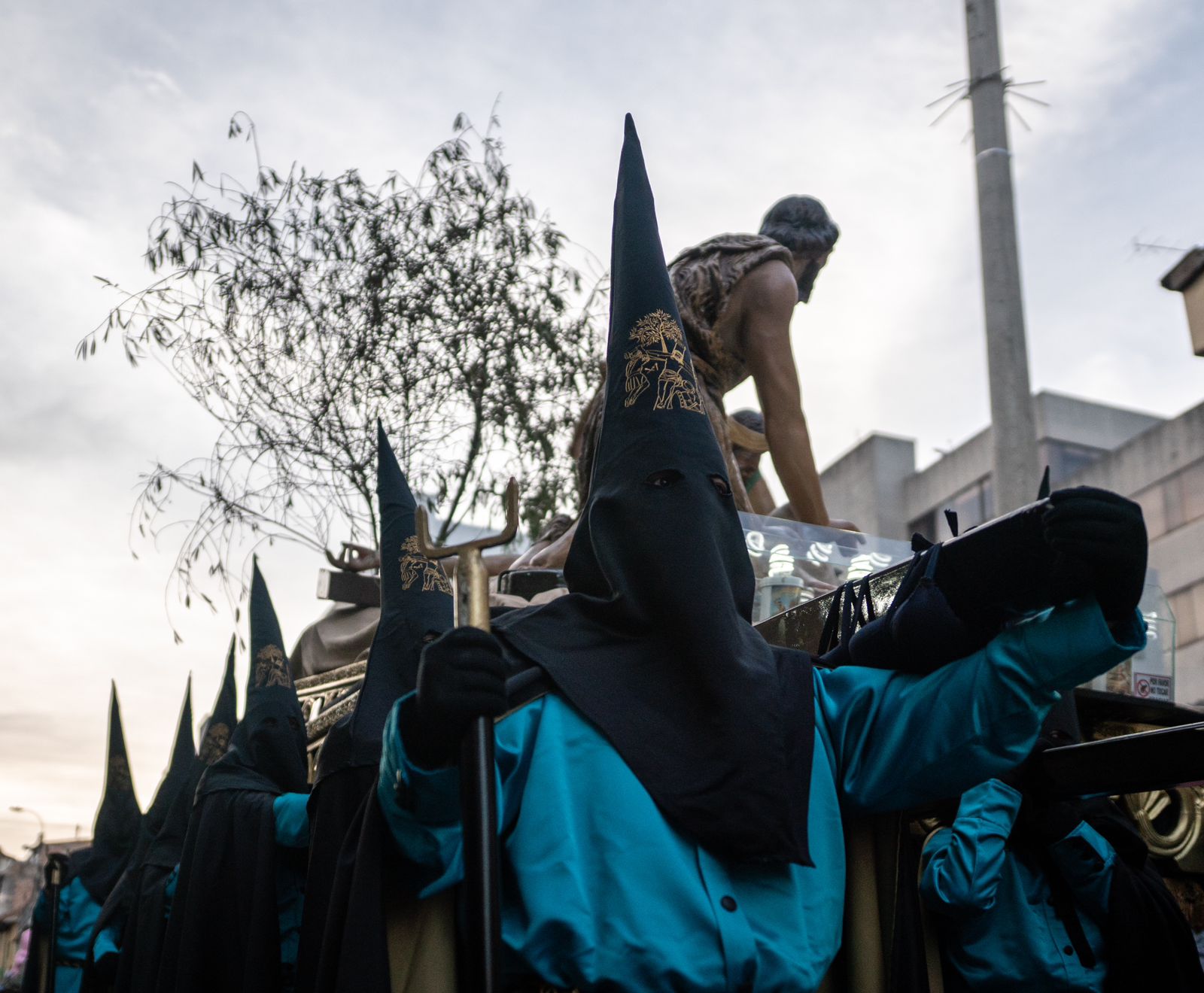 Semana Santa en Tunja, procesión de Jueves Santo.