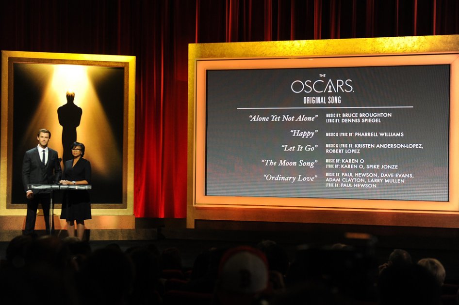 Los nominados en la categoría de mejor canción original que anunció la Academia de Hollywood el pasado 16 de enero.