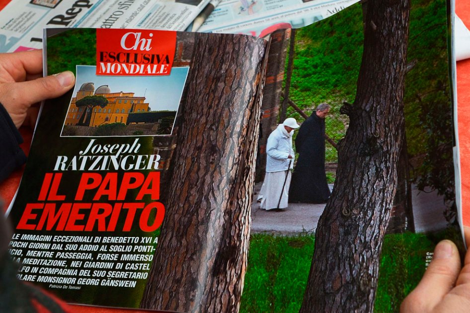 Publican primeras fotos de Benedicto XVI tras su renuncia