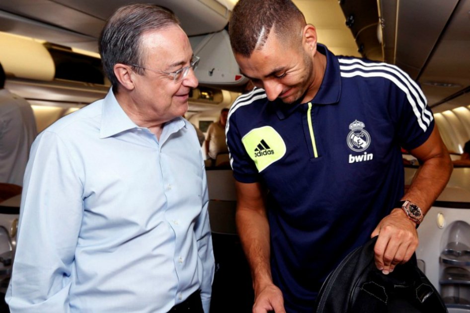 Benzema recibe el apoyo de Florentino Pérez