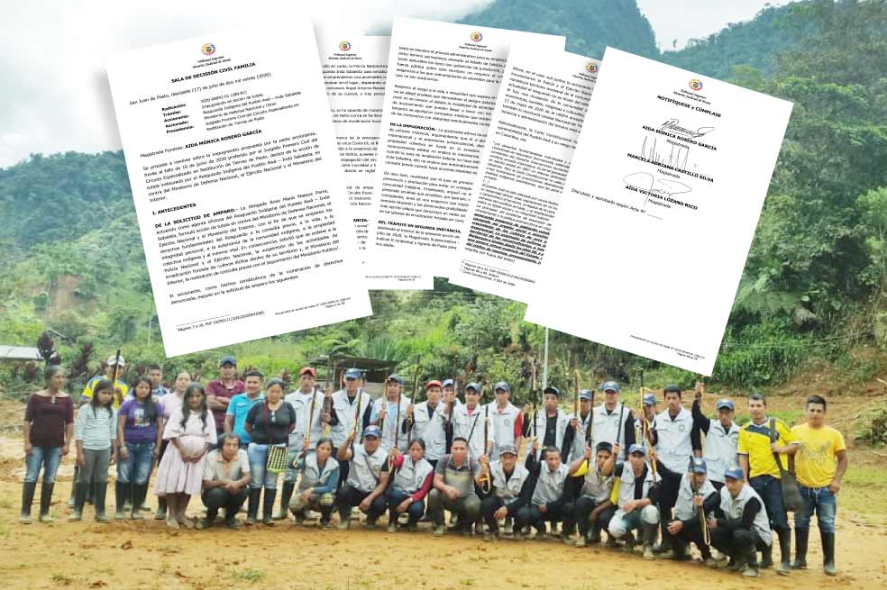 Fallo protege al pueblo awá y ordena suspender erradicación forzada de coca en su territorio