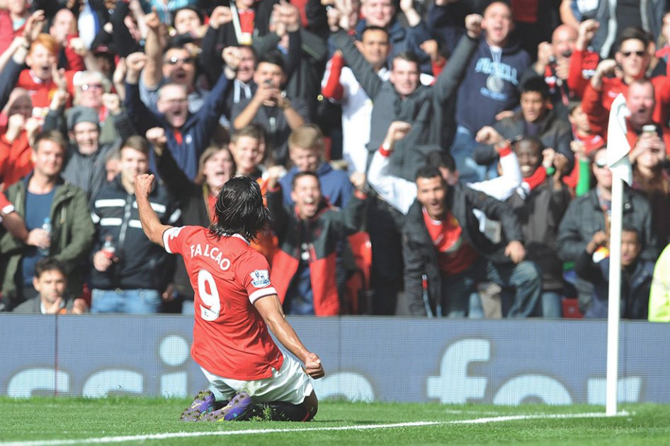 Van Gaal confirma que Falcao se perderá el partido contra el Manchester City